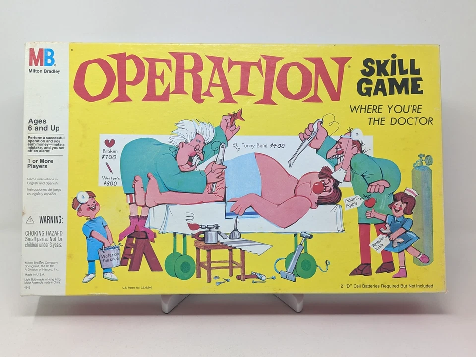 Vintage Milton Bradley 1965 Operation Traditional Board Game - Image 1 of 4