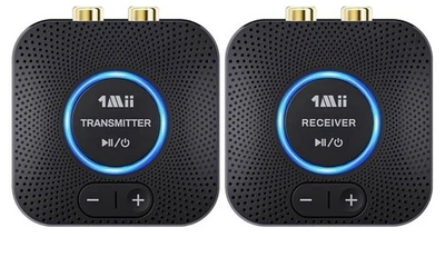 Juego Receptor Transmisor de Audio Inalámbrico 1Mii 2.4GHz para TV, 260Ft/80M Largo Alcance Foto 1 de 4