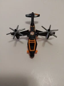 2012 Mattel Matchbox Sky Safari Diecast Plane, 1:64 Scale Black And Orange  - Picture 1 of 5