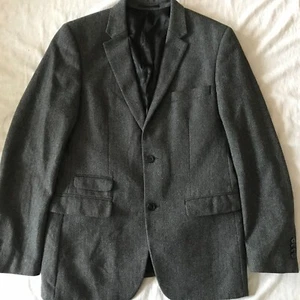 RAILEY MEN'S ITALIAN WOOL WINTER JACKET BLAZER GRAY 50 EU | 40 US SLIM - Picture 1 of 9