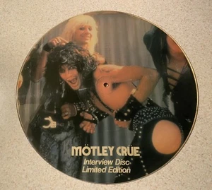 Motley Crue interview picture disc; limited edition! Stamped #1204 (1984) - Picture 1 of 3