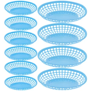 12 Pcs Storage Basket Child Food Hamburger Baskets Reusable Basketsreusable - Picture 1 of 12