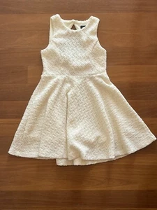 Bardot Junior Girls Cream Dress Size 8 - Picture 1 of 2