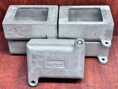 5 Killark Electrolet FSQ Blank Drill Tap Shallow Cast Device Box Aluminum 1-Gang