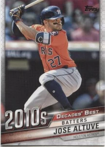 JOSE ALTUVE 2020 Topps Update   Decades' Best - HOUSTON ASTROS - #DB-80 - Picture 1 of 1