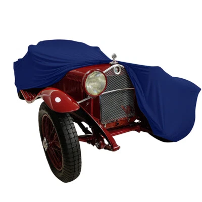 Indoor car cover fits Alfa Romeo 6C 1500/1750 bespoke Le Mans Blue cover With... Foto 1 de 4