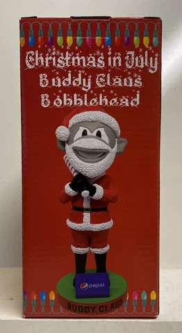 2017 Louisville Bats Cincinnati Reds AAA Buddy Claus Bobblehead NEW Cover