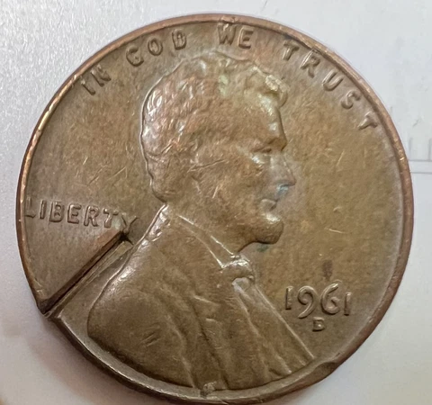 1961 D Lincoln Penny Error Cover