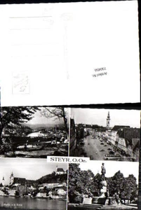 730456 Steyr Steyr (Stadt) Stadtplatz Bus Autobus Postbus - Picture 1 of 1