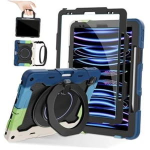 for iPad iPad Pro 12.9-inch 6th/5th/4th/3rd Generation Ring Stand-Blue/Black - Picture 1 of 7