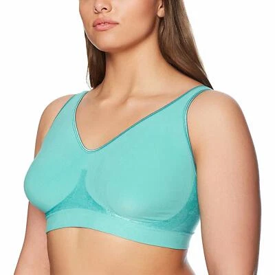 Sujetador sin aros Bali Comfort Revolution DF3484 con tallas inteligentes verde isla talla S Foto 1 de 4