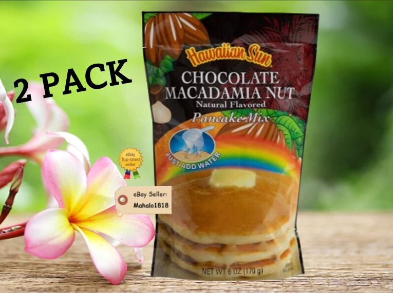 Hawaiian Sun Chocolate Macadamia Nut Pancake Mix 12 / 6 Oz