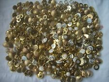 CLEARANCE  JOB LOT  MIXED GOLD /WHITE BUTTONS  APP 350 gr  ( Pack B) FREE P&P