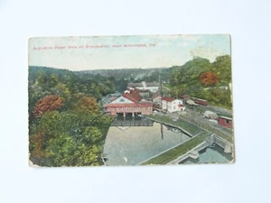Wilmington Delaware DE Augustine Paper Mills on Brandywine Factory Early 1900's - Picture 1 of 2
