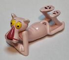 1982 United Artists Ceramic Relaxing Pink Panther Figurine
