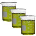 250Ml Glass Beaker, Griffin Low Form, Graduated, Pyrex 1000-250 (Pack 3)