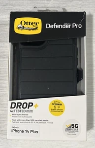Funda y funda de cinturón Otterbox Defender Pro Series para iPhone 14 Plus, negra - Imagen 1 de 1