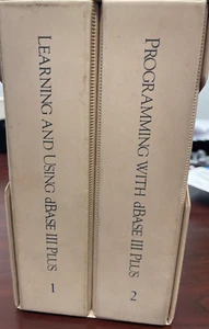 1986 Ashton-Tate dBase III Plus, 2 manuals, 8 5.25 Disks - Picture 1 of 7
