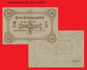 Greenland 25 Oere 1875   - Copy - Picture 1 of 1
