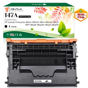 Tóner W1470A W1470X para HP 147A 147X LaserJet M611dn MFP M634h (con chip) - Imagen 1 de 3