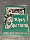 Blyth Spartans v Walsall Fc  F A Cup Football Programme 1981