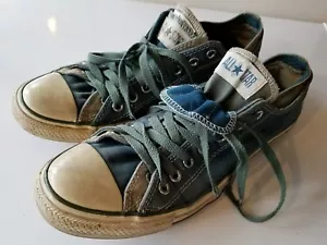 Converse All Star Double Tounge Herren 10 Damen 12 Blau & Grau Low Top - Bild 1 von 12