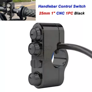 Interruptores de control de manillar de 25 mm 1" para Harley Sportster Softail Touring Dyna - Imagen 1 de 6