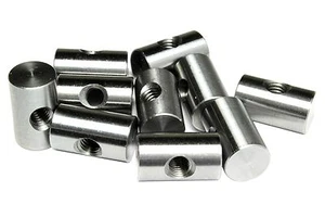 Traditional Truss Rod Anchor Barrel Nut Steel 10-32 thread 5/8" length - 10pack - Picture 1 of 3