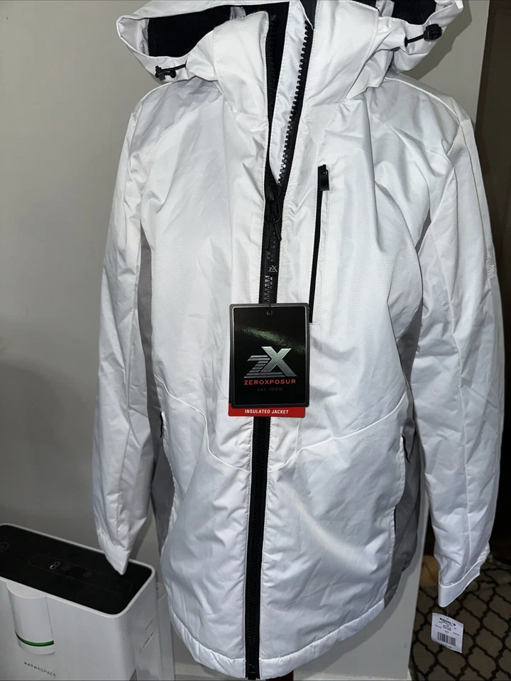 New With Tags Ladies Size L White Colored Zeroxposur Coat - Image 1 of 4
