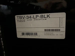 UWS TBV-34-LP-BLK Trailer Tongue Box Low Profile 2.9 Cu. Ft. Tool Box - Picture 1 of 6
