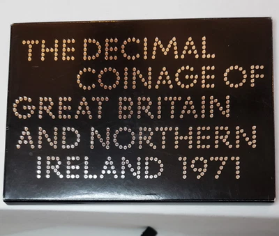 1971 Great Britain & Northern Ireland 6 Coin Proof Set - FIRST DECIMAL COINS - Image 1 of 4