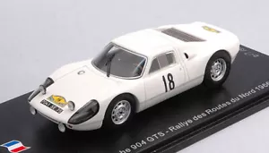 Porsche 904 Gts #18 Rally Des Routes Du Nord 1966 J.schlesser / A.schless Model - Foto 1 di 1