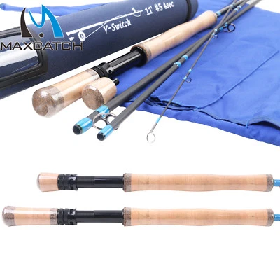 Maxcatch Switch Rod 4/5/6/7/8/9WT Fly Fishing Rod With Switchable Fighting Butt - Image 1 of 4