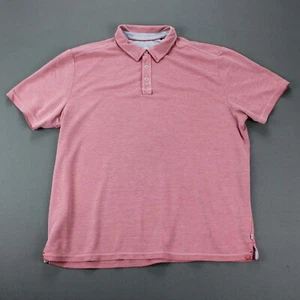 Tommy Bahama Polo Shirt Mens XL Red Short Sleeve Casual Beachwear Summer Top - Picture 1 of 6