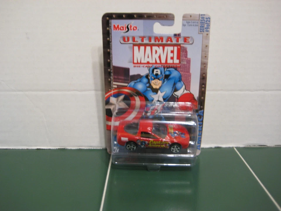 Maisto Captain America Chevrolet Corvett Ultimate Marvel Die-Cast Series ONE NEW - Image 1 of 1