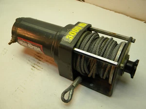 Champion  ATV 12 V  Winch with switch; 3000 lb max;  C30145, Camping, Outdoor - Picture 1 of 4
