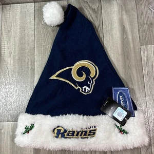 ST. LOUIS RAMS 18" CHRISTMAS SANTA HAT SOLID LOGO w/tags (K152E) - Picture 1 of 9