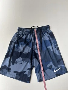 Nike Dri-Fit Boys Size Small Blue Camo - Picture 1 of 2