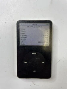 Apple iPod A1136 Classic 5th Generation 30 GB Black 1903 SONGS! - Picture 1 of 5