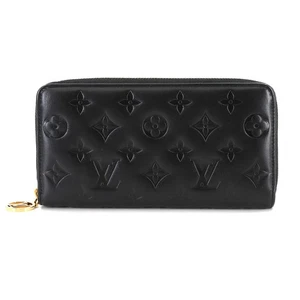 LOUIS VUITTON Monogram Coussin Zippy Wallet Leather Noir M81510 Purse 90296072 - Picture 1 of 7
