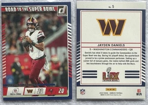 2025 Panini Donruss-Road To The Super Bowl #5 Jayden Daniels Commanders - Bild 1 von 1