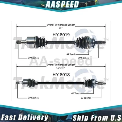 Para Hyundai Sonata 2002 2003 2004 2005 junta CV eje CV TrakMotive Foto 1 de 3