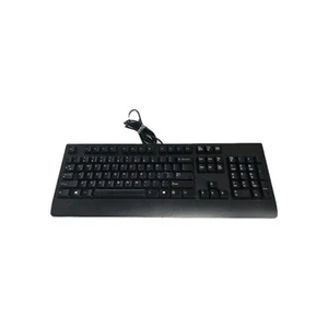 Used Genuine Lenovo Wired USB Keyboard Gen 2 KBBH21 Black - Picture 1 of 7