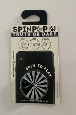 SpinPop Game On Truth or Dare 弹出式适用于手机 - 全新握把,支架 — 第 1/3 张图片
