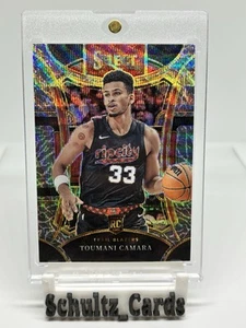 2023-24 Select Toumani Camara #301 RC Zebra Prizm Rookie SSP Mezzanine Level - Picture 1 of 7