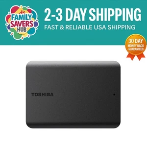 Canvio Basics 4TB Portable External Hard Drive - Fast USB 3.0 Storage Solution - Picture 1 of 11