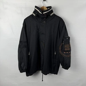 Bogner Vintage Women’s Ski Jacket High Tech Performance Sz 16 XL-XXL Black - Picture 1 of 21