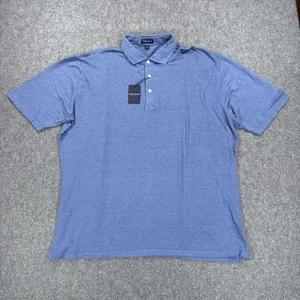 NWT Peter Millar Greystone Linen Polo Shirt XXL Blue Crown Crafted MS24XK31 $180 - Picture 1 of 8