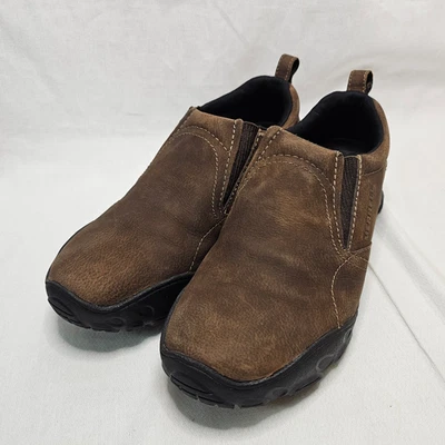 Merrell Olmec Deepwood Leather Cushioned Slip-On Brown Shoes Men’s Size 9 - Image 1 of 4