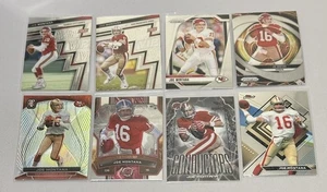 Joe Montana Modern No Dupe lote de 8 (2 VIP Gold, Prizms, Topps ++) 49ers/Chiefs - Imagen 1 de 2